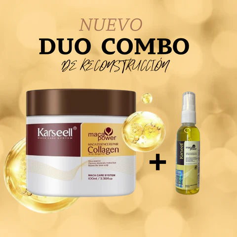 CREMA REPARADORA Karseell PARA ELIMINAR EL FRIZZ Y LUCIR UN PELO RADIANTE Y POR COMPRA LA CREMA REPARADORA TE OBSEQUIAMOS EL HACEITE HIDRATANTE